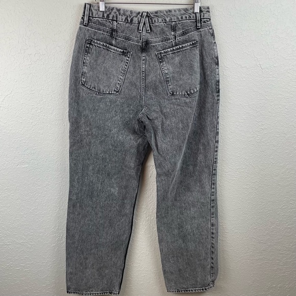 Good American Good 90'S Wide Leg Womens Jeans Size 12 Black239 - Picture 2 of 8